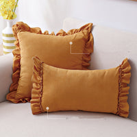 HKM-331155 Suede Small Cushion Pillowcase for Nordic-Style Sofa or Bedside Decor