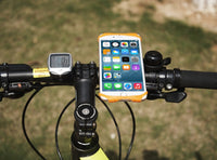 HKM-331155 Universal Silicone Bicycle Phone Holder with Adjustable Fit and Secure Locking Mechanism