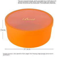 HKM-331219 Heart-Shaped and Round Gift Boxes in Various Colors, Perfect for Fruits and Flowers