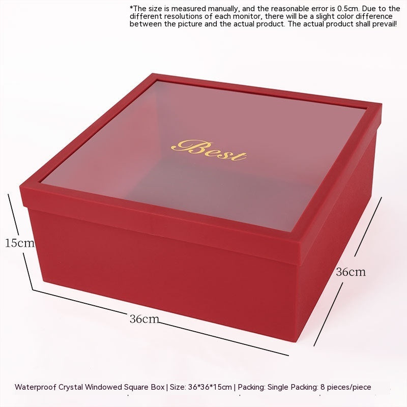 HKM-331219 Heart-Shaped and Round Gift Boxes in Various Colors, Perfect for Fruits and Flowers