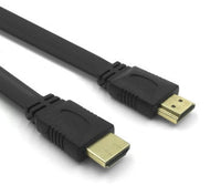 HKM-331283 Flat HDMI Cable, Version 1.4, 0.3m, Oxygen-Free Copper, Gold Plated, Ideal for Set Top Box and TV Connections