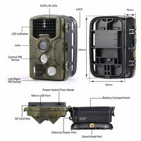 HKM-331283 HD Infrared Tracking Camera with CMOS Sensor and Motion Detection - Model HC800A