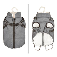 HKM-331411 Reflective Cotton Dog Vest Coat - Warm Casual Style for All Sizes