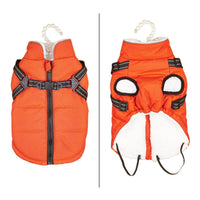 HKM-331411 Reflective Cotton Dog Vest Coat - Warm Casual Style for All Sizes