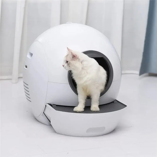 KTX-331539 Intelligent Wifi-Enabled Cat Litter Box with Automated Cleaning System