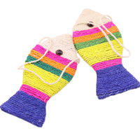 HKM-331539 Sisal board of pet fish shape