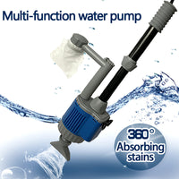 HKM-331603 Electric Aquarium Water Changer with Suction and Debris Removal, 20W Pump, 3m Lift, 5m Power Cord