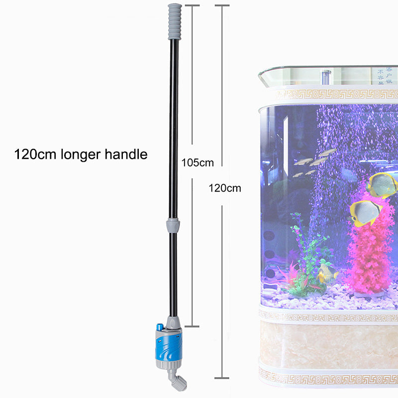 HKM-331603 Electric Aquarium Water Changer with Suction and Debris Removal, 20W Pump, 3m Lift, 5m Power Cord