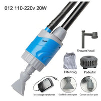 HKM-331603 Electric Aquarium Water Changer with Suction and Debris Removal, 20W Pump, 3m Lift, 5m Power Cord