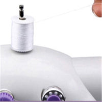 HKM-331923 Compact Electric Sewing Machine for Household Use, Double Needle, Easy to Operate with Quilting Function and Accessories