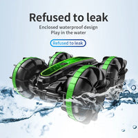 HKM-331923 Double-Sided Remote Control Amphibious Stunt Car with 360° Rotation - Ready-to-Go, Indoor-Outdoor Use