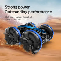HKM-331923 Double-Sided Remote Control Amphibious Stunt Car with 360° Rotation - Ready-to-Go, Indoor-Outdoor Use