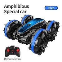 HKM-331923 Double-Sided Remote Control Amphibious Stunt Car with 360° Rotation - Ready-to-Go, Indoor-Outdoor Use