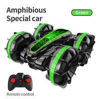 HKM-331923 Double-Sided Remote Control Amphibious Stunt Car with 360° Rotation - Ready-to-Go, Indoor-Outdoor Use