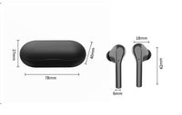 HKM-331987 Wireless Touch Stereo Headset with Bluetooth 5.0 Technology - Black and White Options