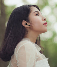 HKM-331987 Wireless Touch Stereo Headset with Bluetooth 5.0 Technology - Black and White Options