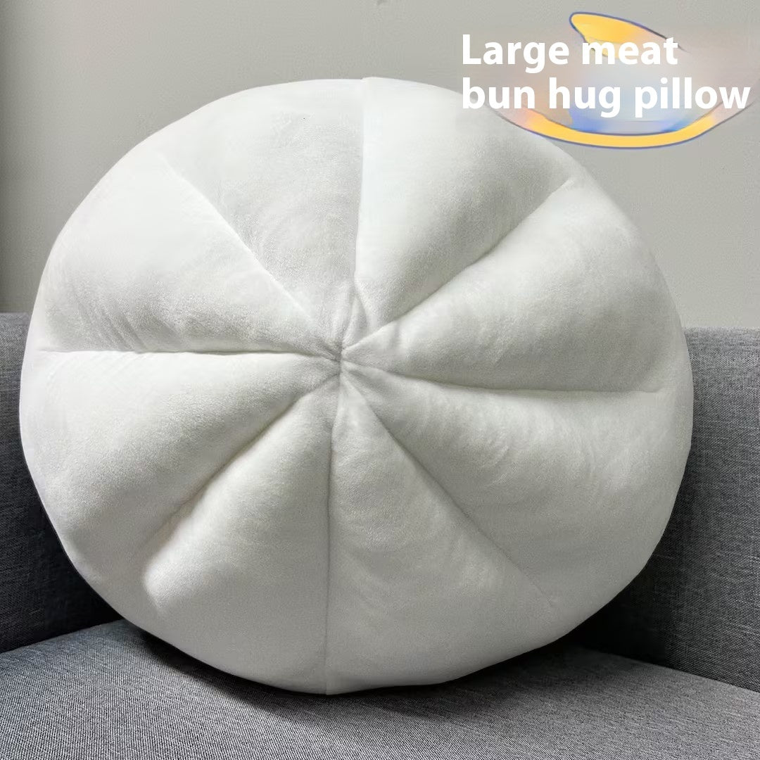HKM-332051 Steamed Pork Dumpling Plush Pillow Doll, 40cm Soft Fabric Toy