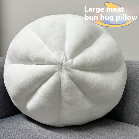 HKM-332051 Steamed Pork Dumpling Plush Pillow Doll, 40cm Soft Fabric Toy