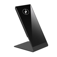 HKM-332115 Desktop Magnetic Wireless Charging Stand for iPhone 12 Series - Black and Silver Options