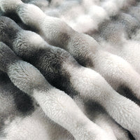 HKM-332243 Multicolor Geometric Bubble Velvet Blanket - Available in Various Sizes