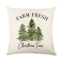 HKM-332371 Nordic Landscape Print Polyester Pillowcase - 45 x 45cm