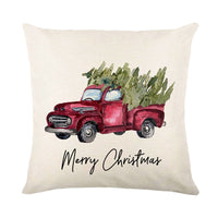 HKM-332371 Nordic Landscape Print Polyester Pillowcase - 45 x 45cm