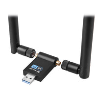 HKM-332435 Dual-Band Wireless USB Network Card with 1200Mbps Speed and Antenna