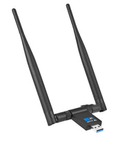 HKM-332435 Dual-Band Wireless USB Network Card with 1200Mbps Speed and Antenna