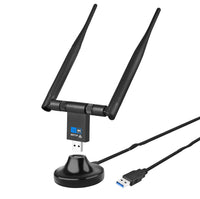HKM-332435 Dual-Band Wireless USB Network Card with 1200Mbps Speed and Antenna