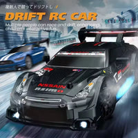 HKM-332499 1/24 Scale Mini 4WD High Speed Drift RC Car - Electric Remote Control Off Road Vehicle for All Ages