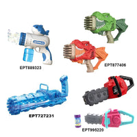 HKM-332883 Kids Bubble Gun with LED Lights - Fun Toy for Ages 2 to 4