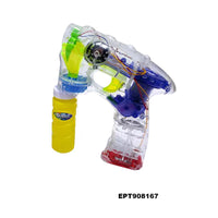 HKM-332883 Kids Bubble Gun with LED Lights - Fun Toy for Ages 2 to 4