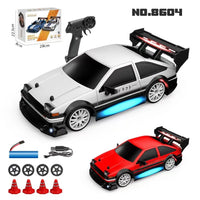 HKM-333075 1:24 Scale 2.4GHz Remote Control Drift Car with LED Lights and Drift Tires