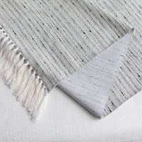 HKM-333203 Handmade Cotton Linen Tassel Bed Flag & Pillowcase Set