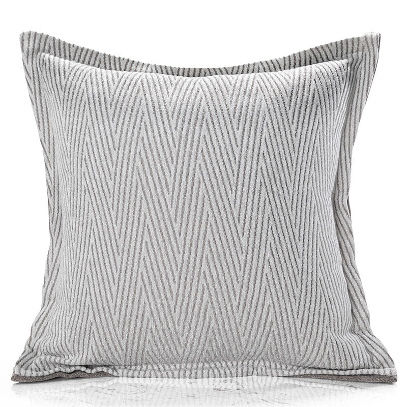HKM-333203 Handmade Cotton Linen Tassel Bed Flag & Pillowcase Set