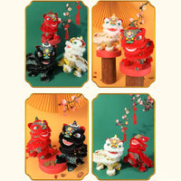 HKM-333331 Electric Walking Dancing Lion Plush Toy for Kids, Interactive Sounds, 11CM-30CM