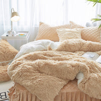 HKM-333395 Double-Sided Plush Quilt Cover in Various Colors and Sizes