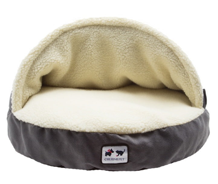 HKM-333523 Removable Cat Nest and Kennel with Waterproof Fabric and Warm Suede Options