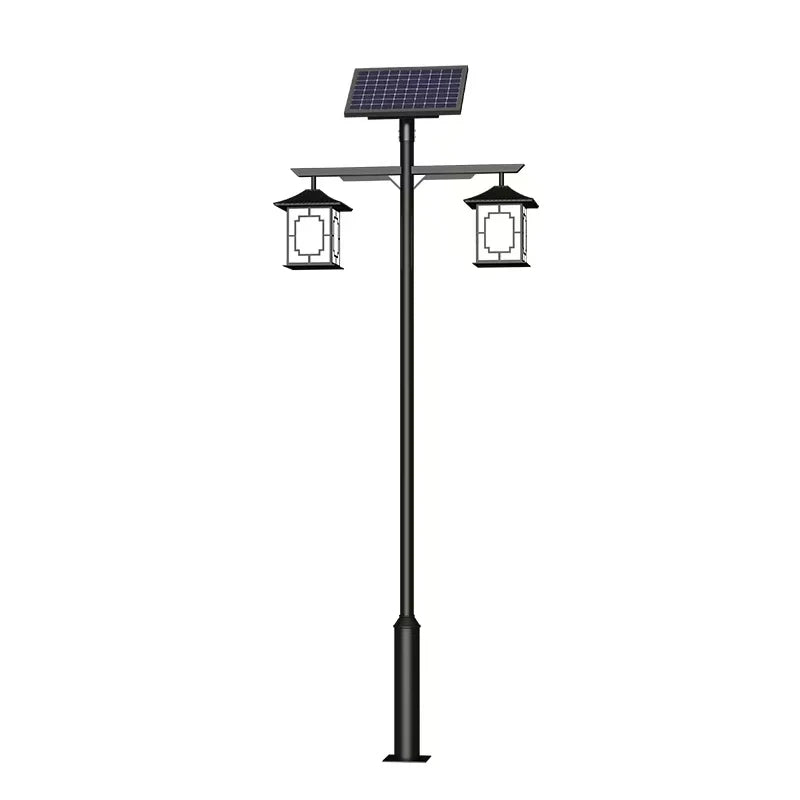 KTX-333587 IP65 Waterproof LED Solar Garden Lights with Adjustable Color Temperature for Outdoor Use