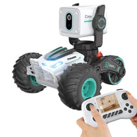 HKM-333651 3-Wheel Remote Control Stunt Car with Camera, Ideal for Kids Ages 5-14, Indoor/Outdoor Use