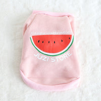 HKM-333651 Multicolor Fruit Print Sweatshirt for Pets - Fashionable and Simple Design