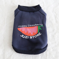 HKM-333651 Multicolor Fruit Print Sweatshirt for Pets - Fashionable and Simple Design