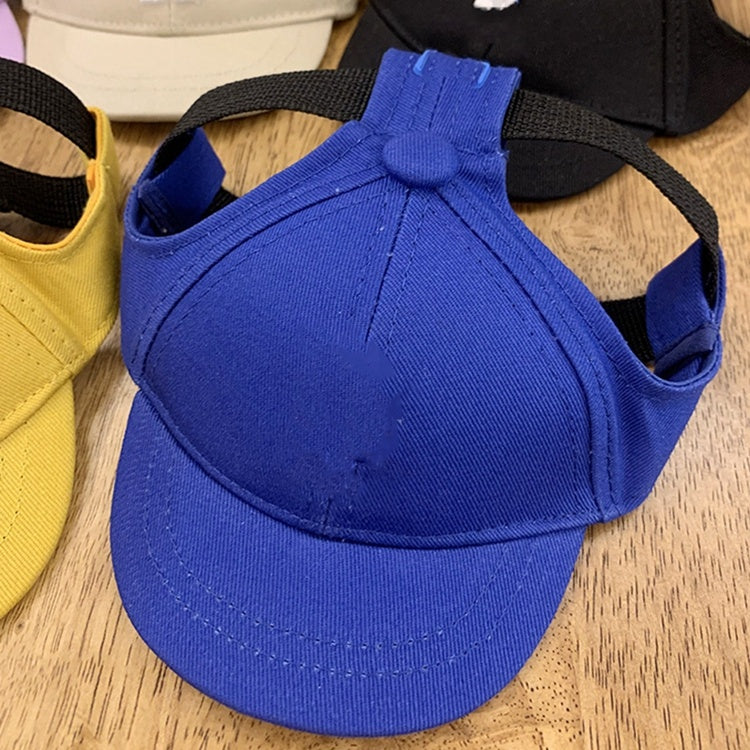 HKM-333843 Pet Baseball Cap for Dogs - Adjustable Teddy Schnauzer Hat in Multiple Colors