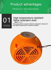 HKM-333907 Intelligent Temperature Control Farm Warmer Bulb for Turtles and Lizards, 150W, AC220V