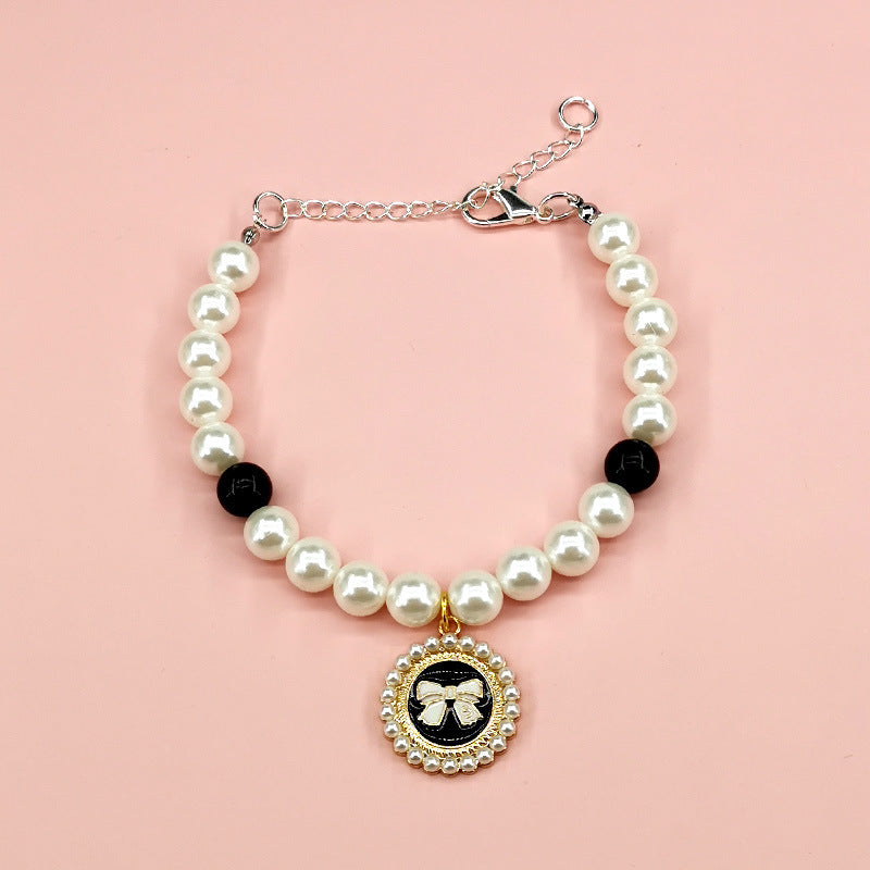 HKM-333907 Stylish Pet Necklace with Decorative Bells and Charms for All Seasons