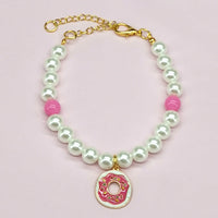 HKM-333907 Stylish Pet Necklace with Decorative Bells and Charms for All Seasons