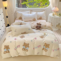 HKM-334035 Cute Cartoon Anime Duvet Cover Set in Pure Cotton – Available in Multiple Sizes