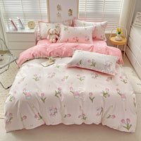 HKM-334035 Cute Cartoon Anime Duvet Cover Set in Pure Cotton – Available in Multiple Sizes