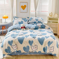 HKM-334035 Cute Cartoon Anime Duvet Cover Set in Pure Cotton – Available in Multiple Sizes