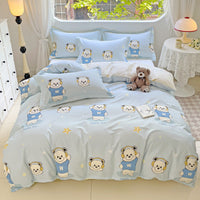 HKM-334035 Cute Cartoon Anime Duvet Cover Set in Pure Cotton – Available in Multiple Sizes